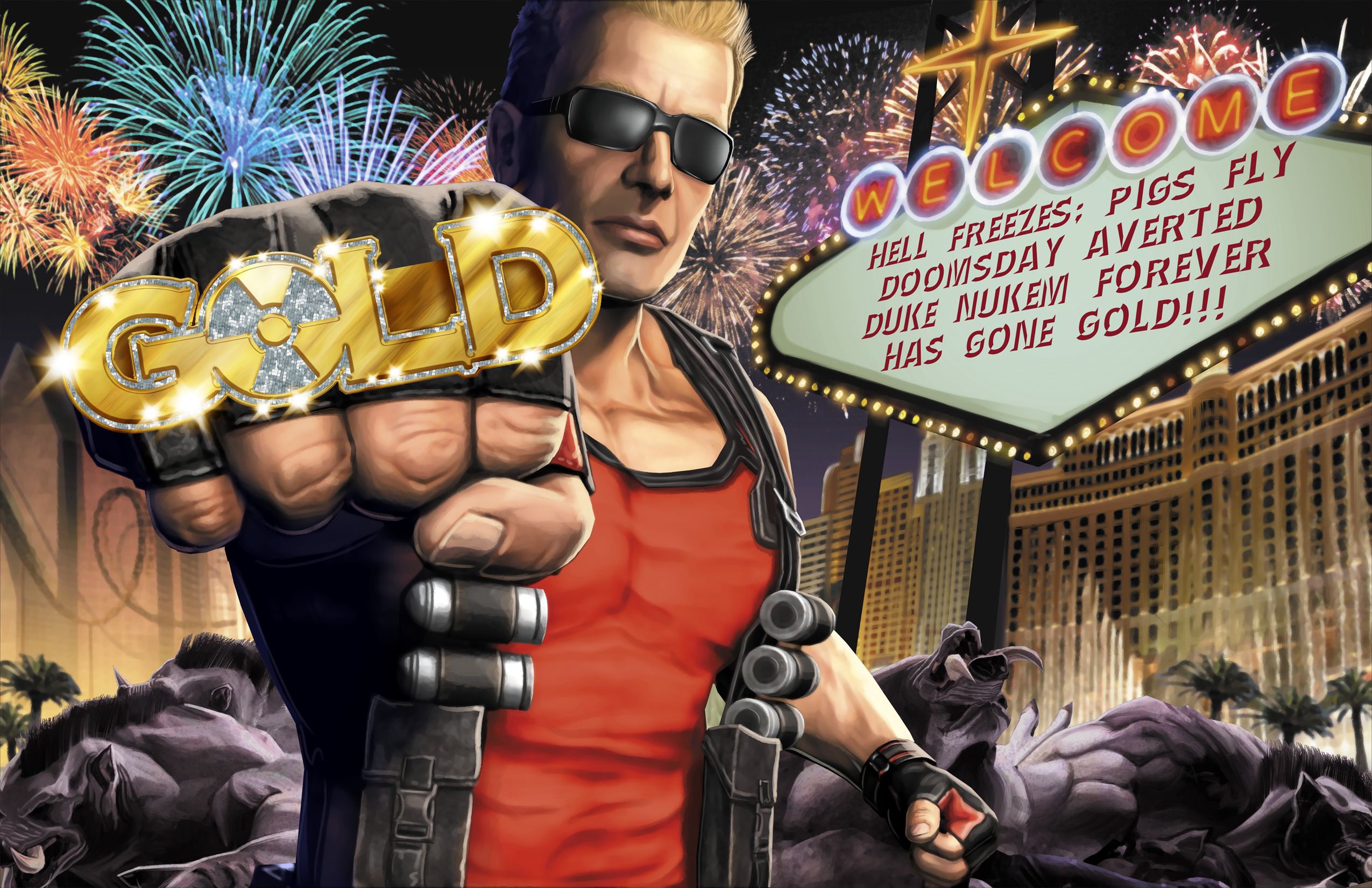 Duke Nukem Forever Has Gone Gold!