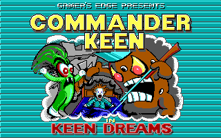 Keen Dreams Title Screen
